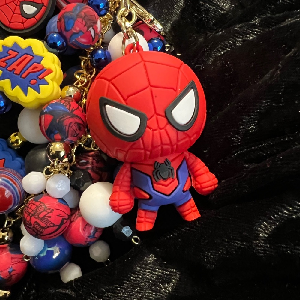 Red and Blue Spider-Man Action Figure Playset